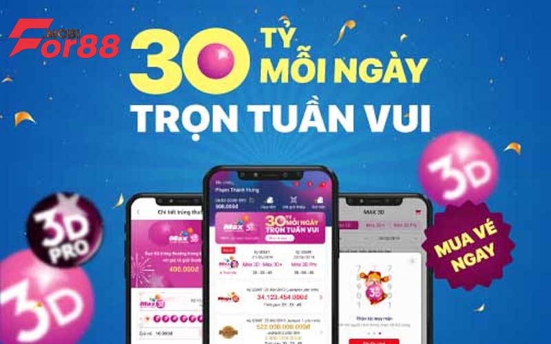 giải thưởng xổ số vietlott 3D